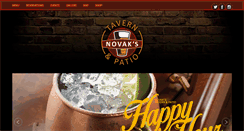 Desktop Screenshot of novakstavern.com